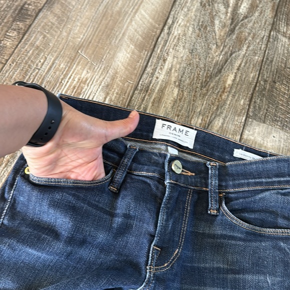 FRAME DENIM LONDON-LOS ANGELES LE SKINNY DE JEANNE, SIZE 24 - Picture 5 of 13
